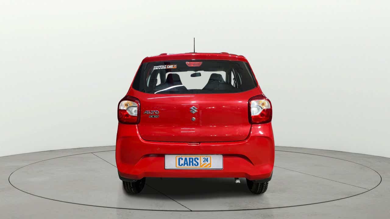 Rear view of a maruti suzuki alto k10