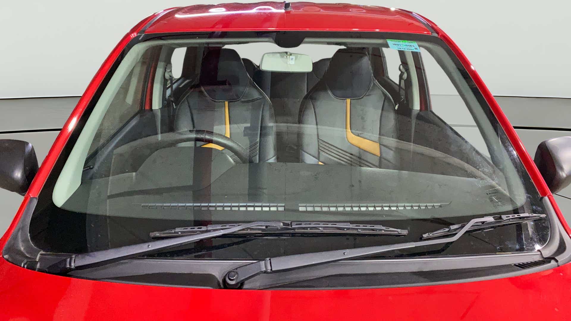 Front windshield view of a Maruti Suzuki Alto K10