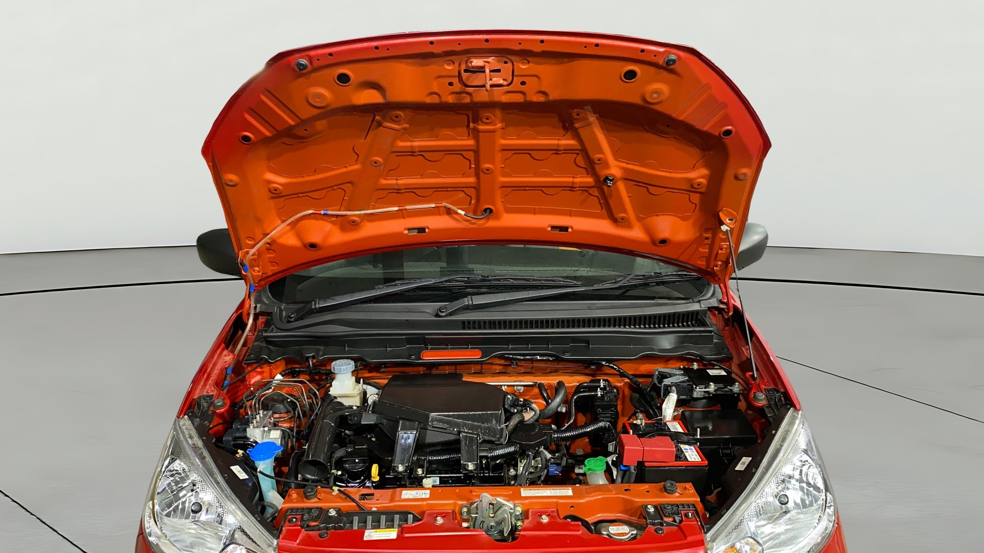 Engine bay of a Maruti Suzuki Alto K10