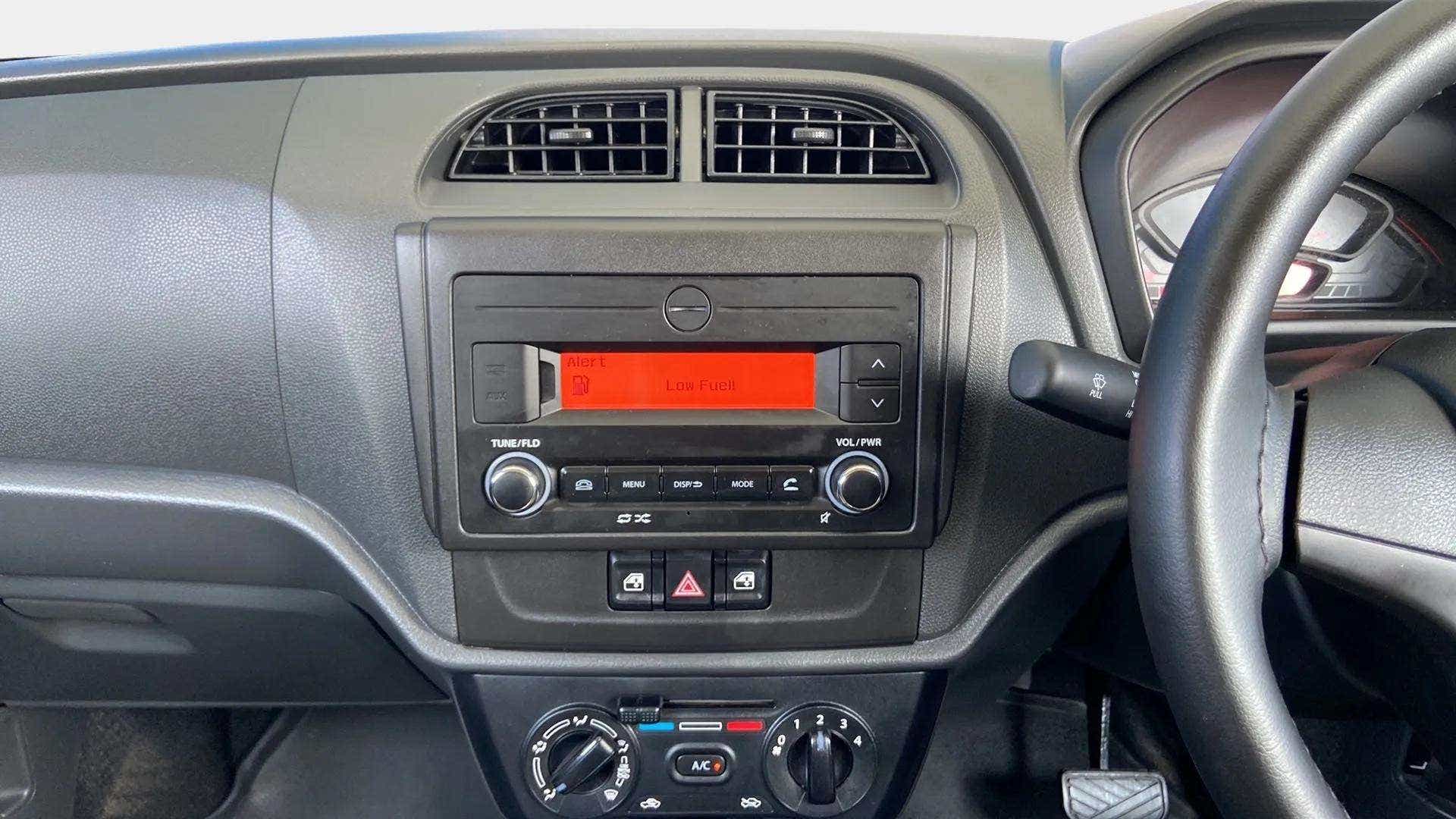 Dashboard and center console of a Maruti Suzuki Alto K10