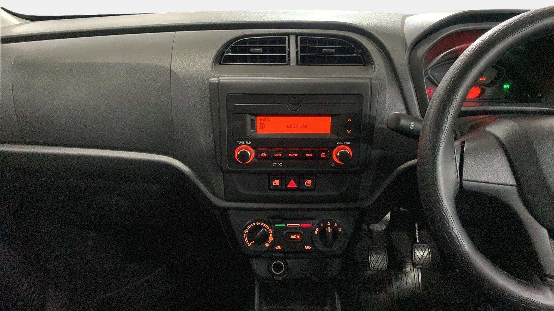 Dashboard and steering wheel of a Maruti Suzuki Alto K10