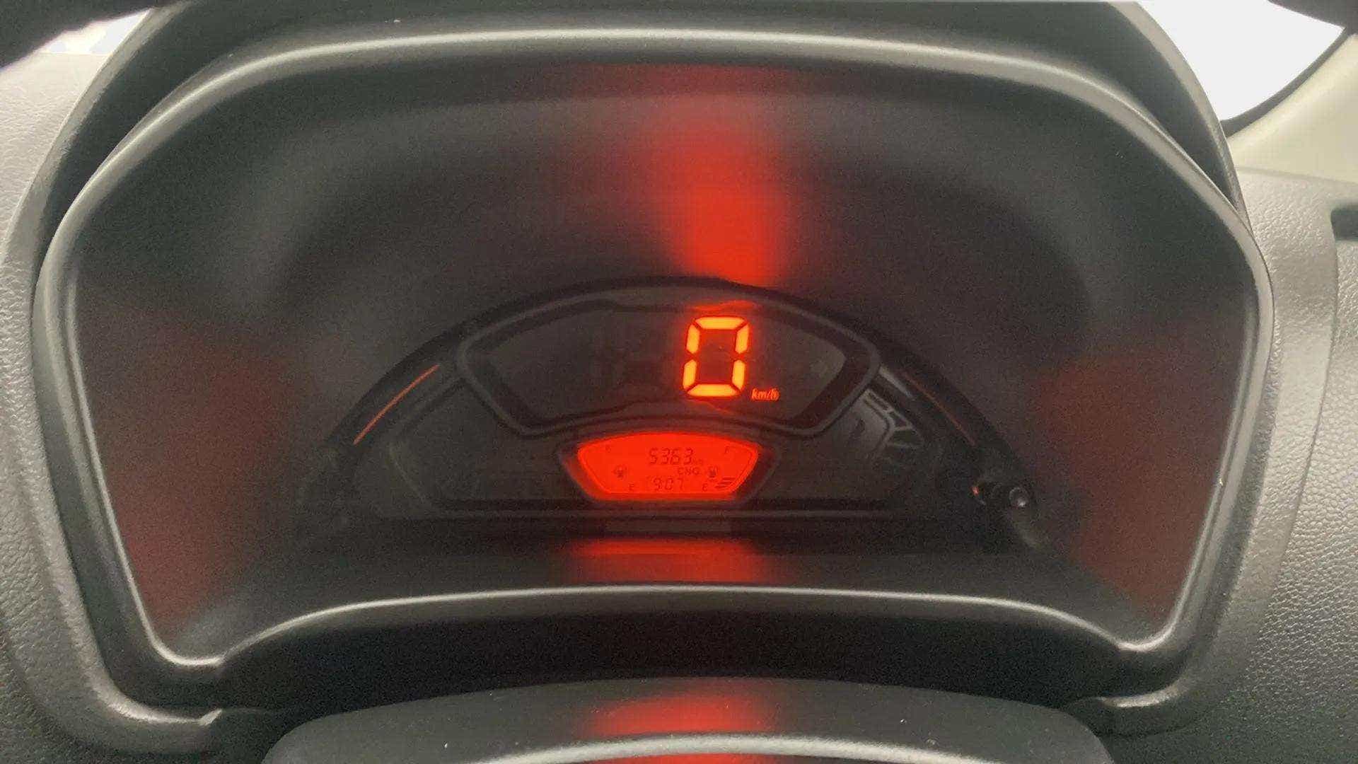 Digital instrument cluster of a Maruti Suzuki Alto K10