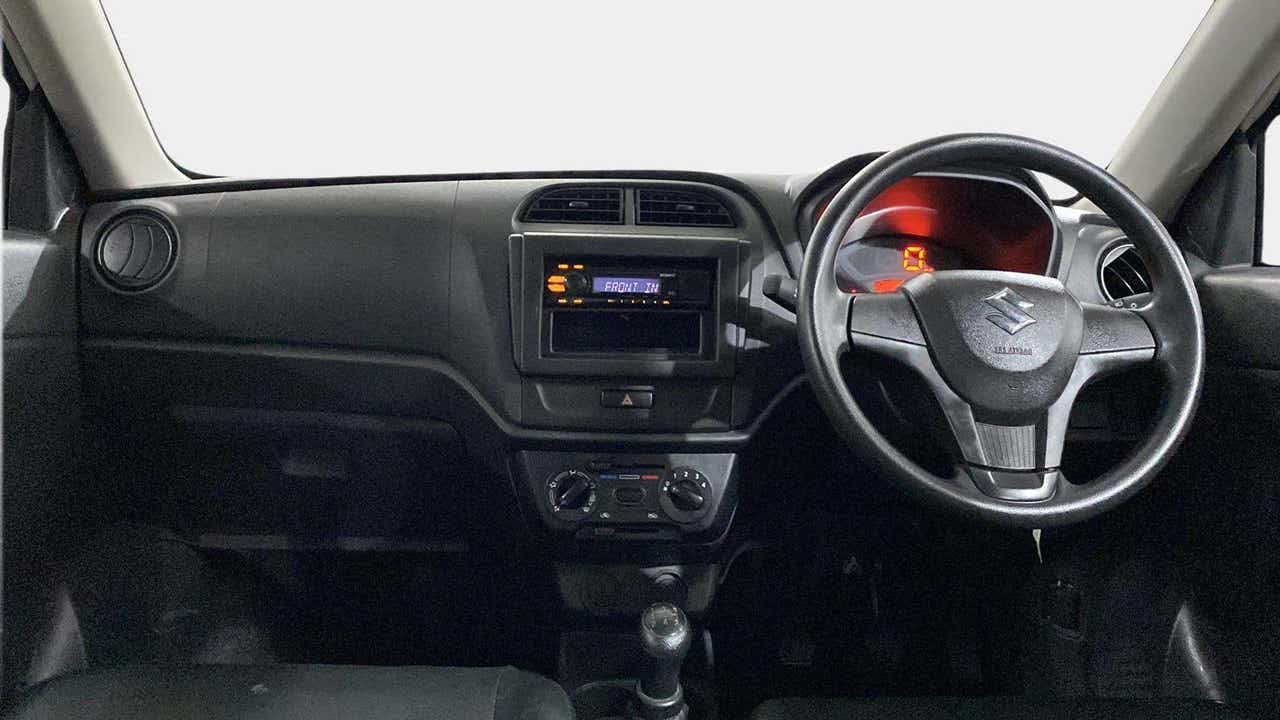 Dashboard and steering wheel of a Maruti Suzuki Alto K10