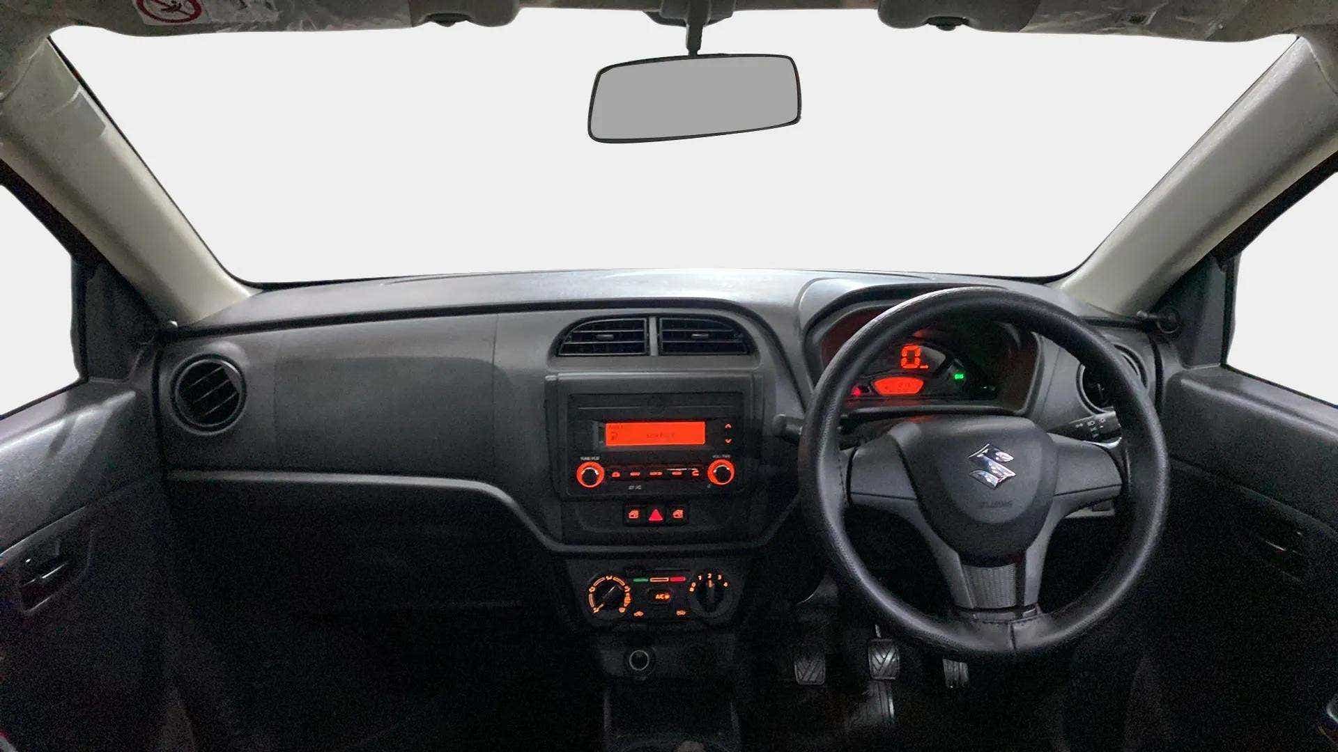 Interior dashboard view of a Maruti Suzuki Alto K10