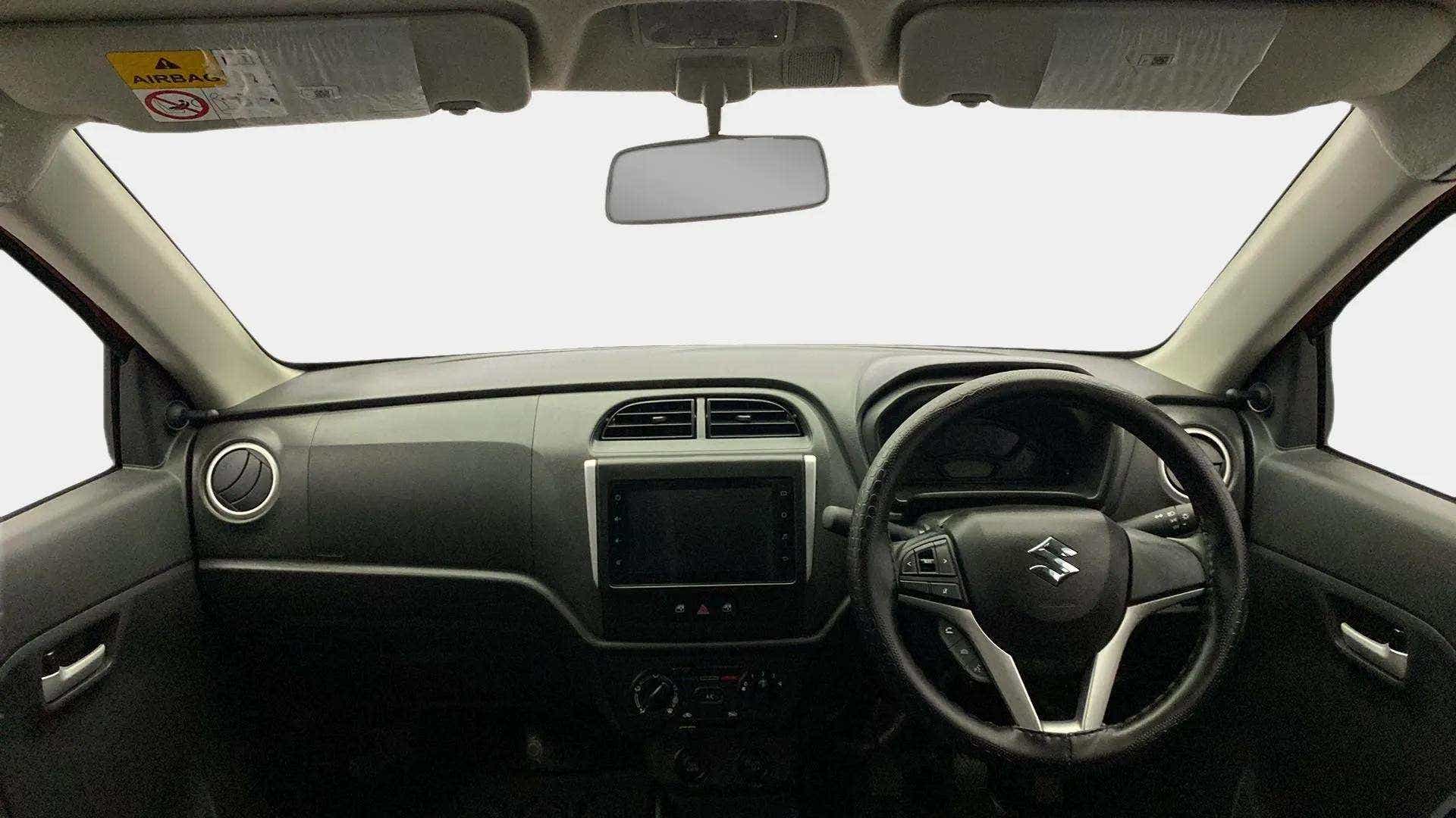 Dashboard and steering wheel of a Maruti Suzuki Alto K10