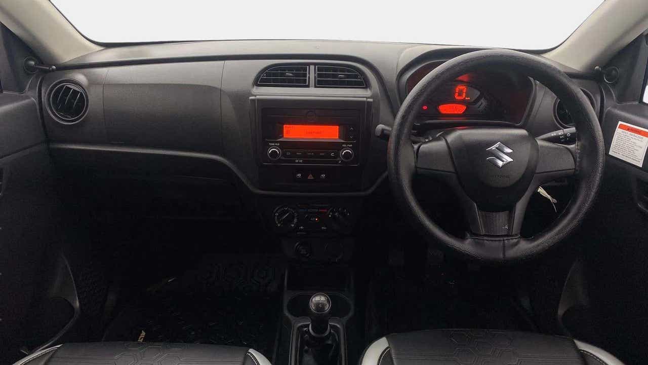Dashboard and steering wheel of a Maruti Suzuki Alto K10