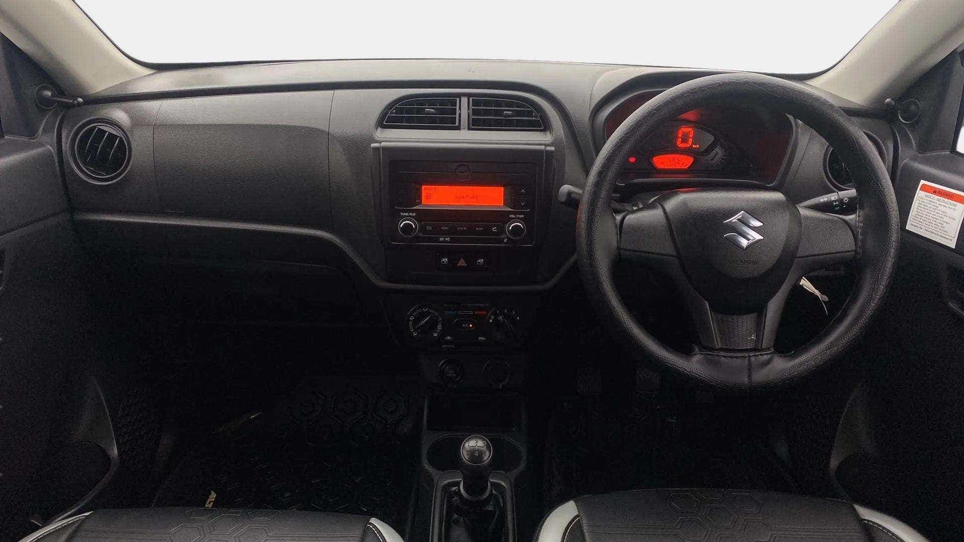 Dashboard and steering wheel of a Maruti Suzuki Alto K10