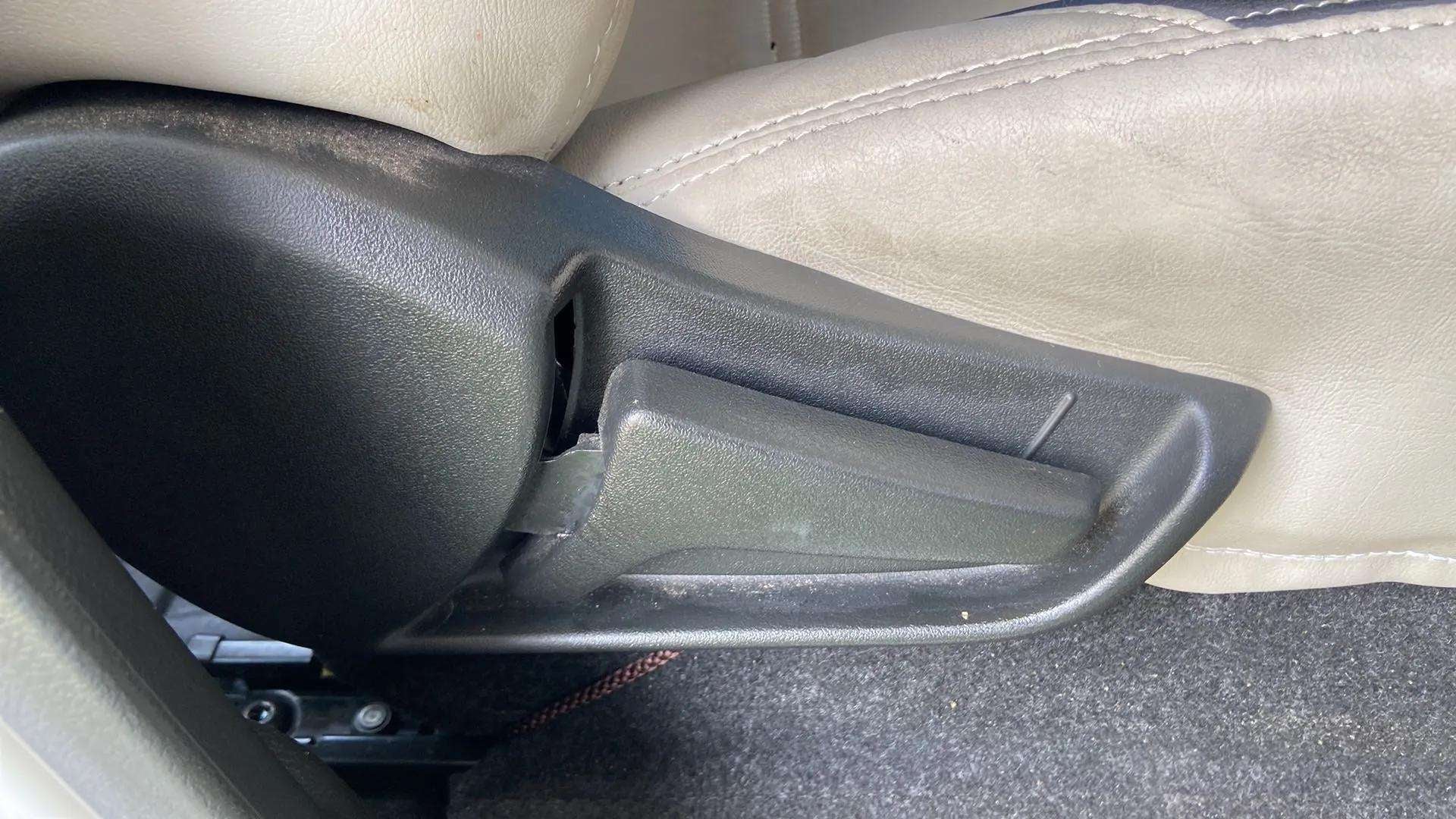 Seat adjustment lever of a Maruti Suzuki Alto K10