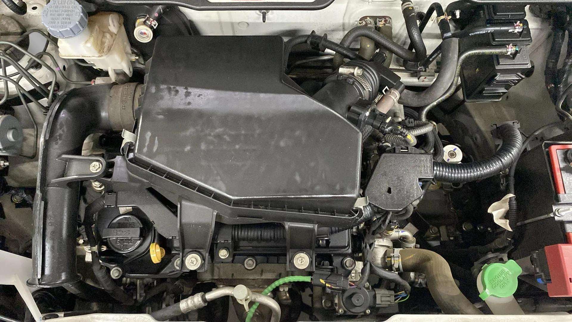Engine bay of a Maruti Suzuki Alto K10