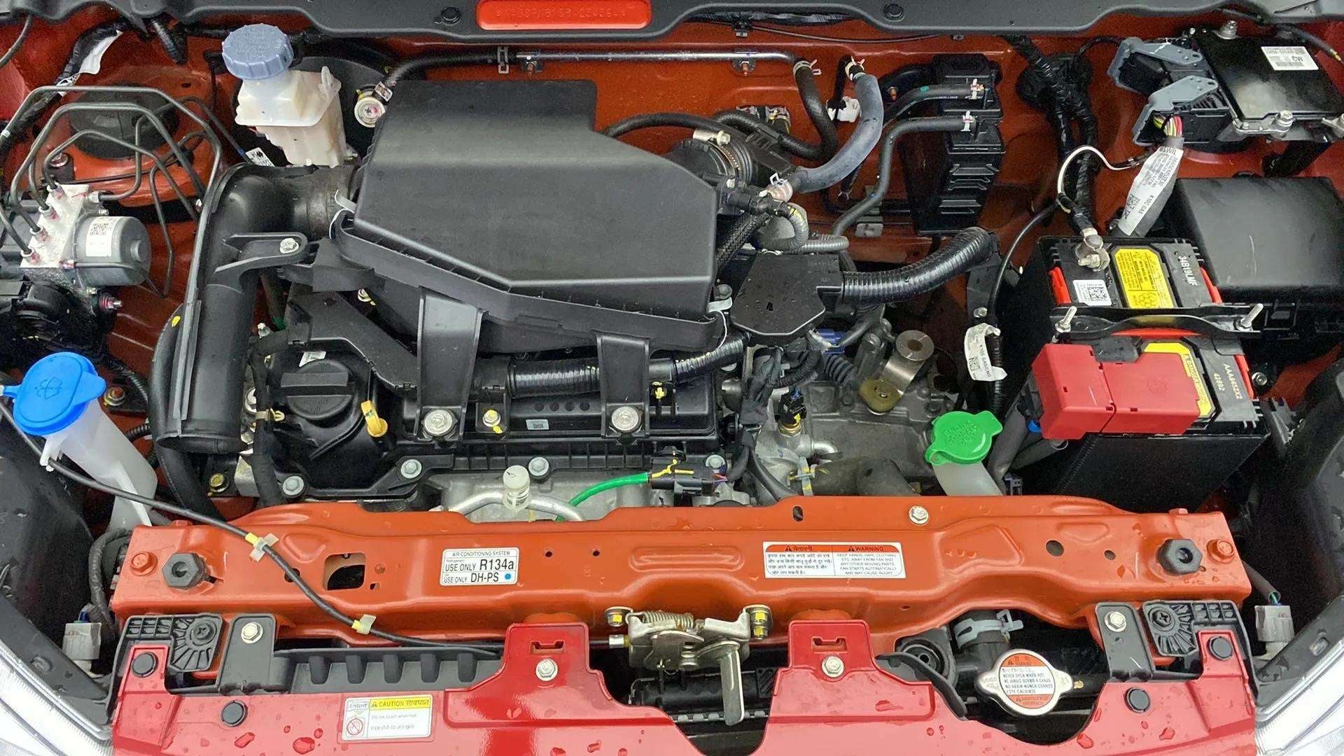 Engine bay of a Maruti Suzuki Alto K10