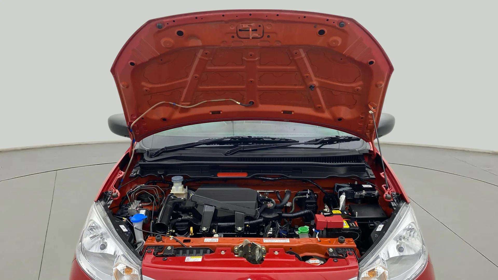 Engine bay view of a Maruti Suzuki Alto K10