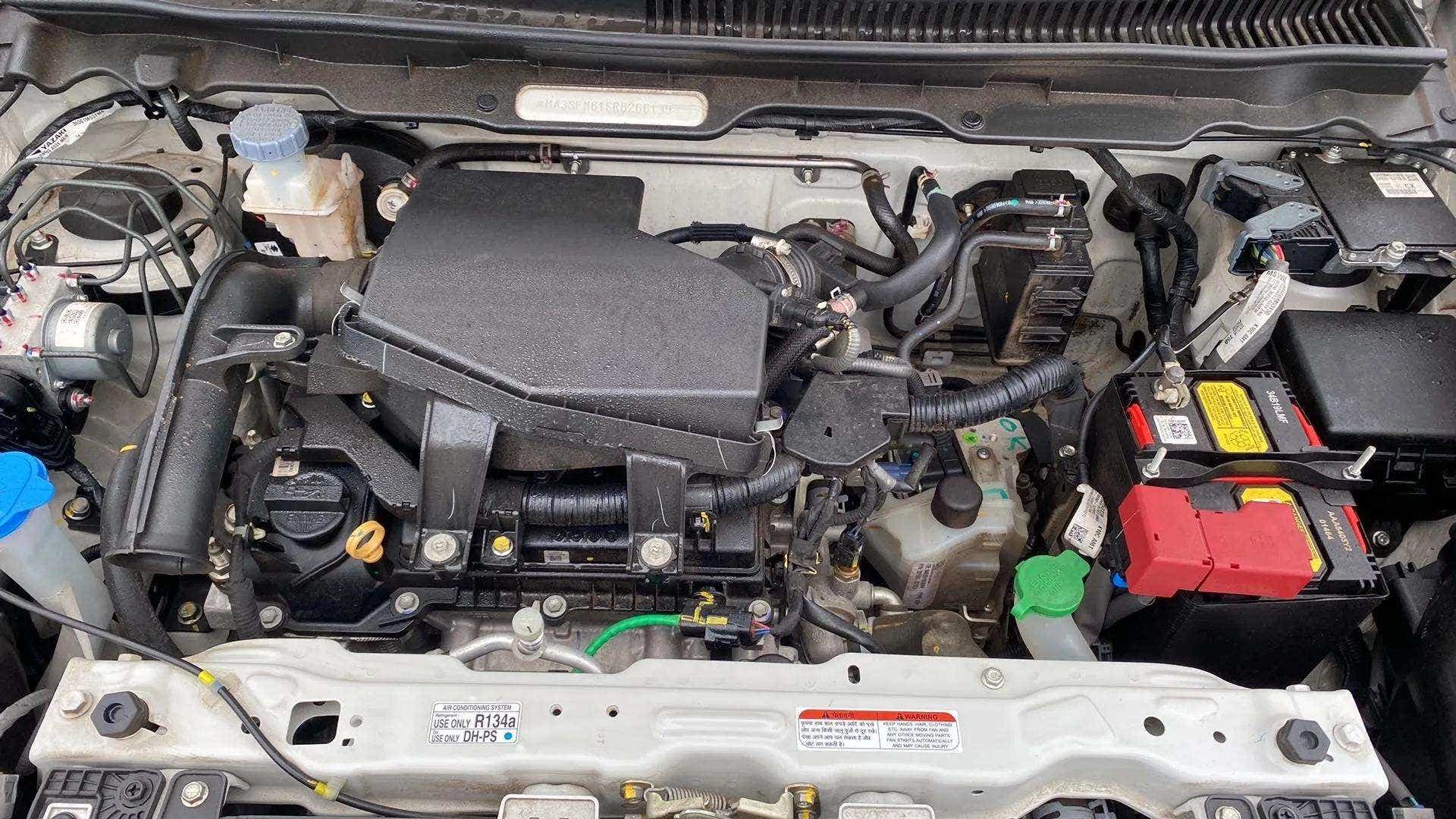 Engine bay of a Maruti Suzuki Alto K10