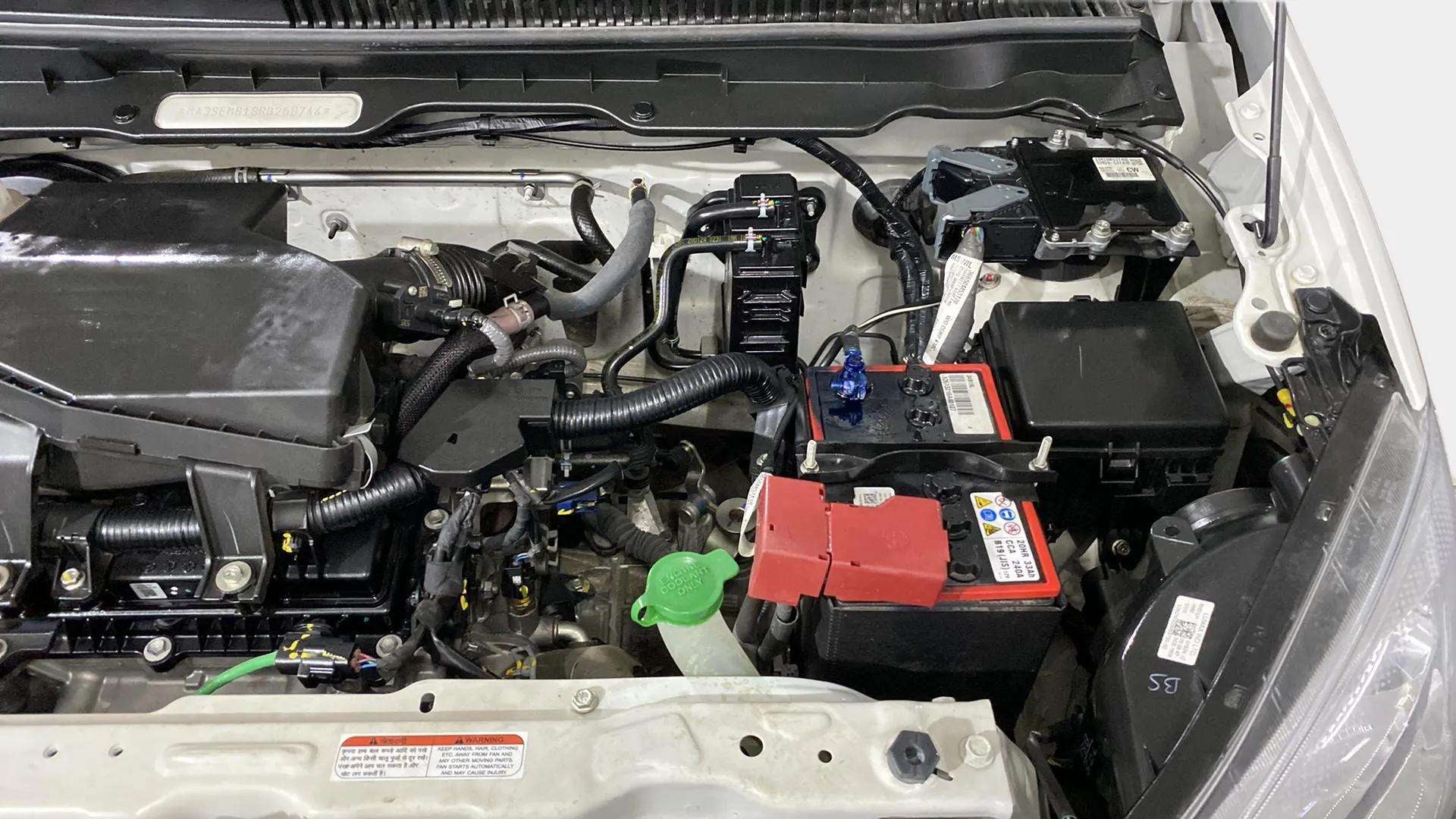 Engine bay of a Maruti Suzuki Alto K10