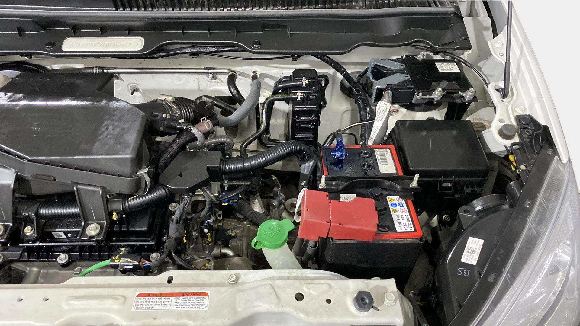 Engine bay of a Maruti Suzuki Alto K10