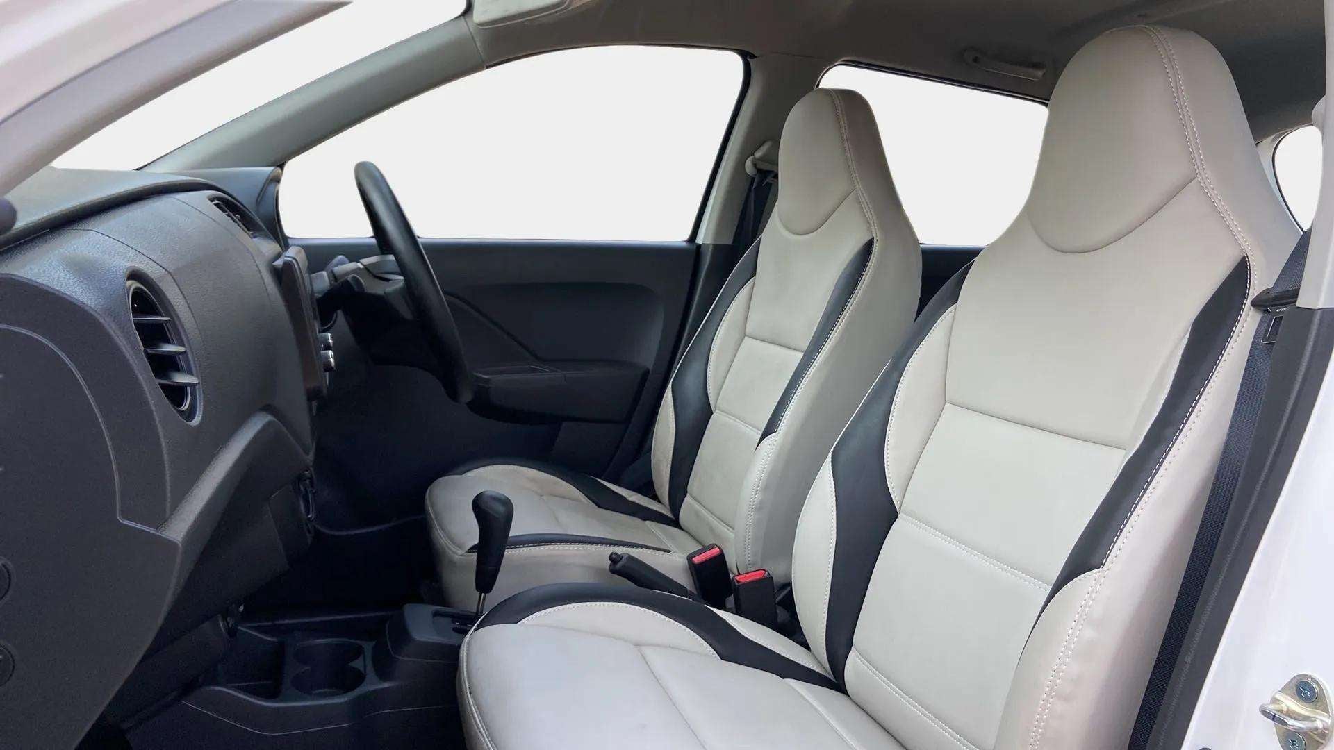 Front seats and dashboard of a Maruti Suzuki Alto K10