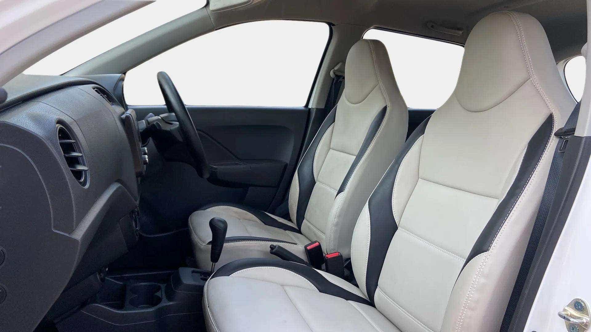Front seats and dashboard of a Maruti Suzuki Alto K10