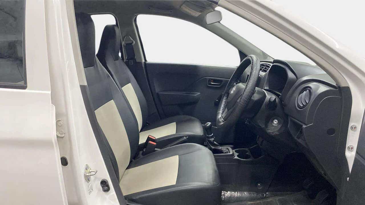 Interior front seats and dashboard of a Maruti Suzuki Alto K10