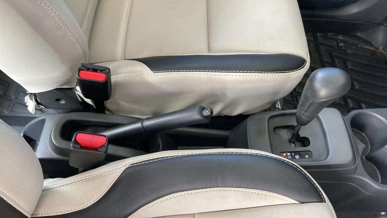 Center console view of a Maruti Suzuki Alto K10