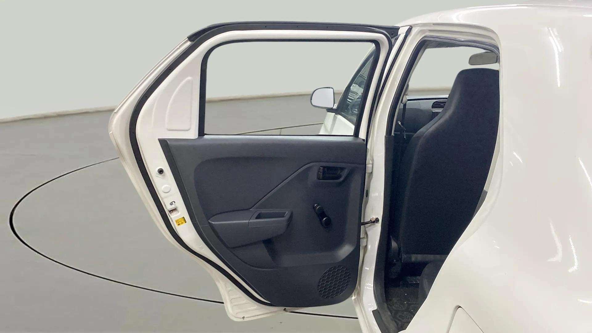 Rear door interior view of a Maruti Suzuki Alto K10