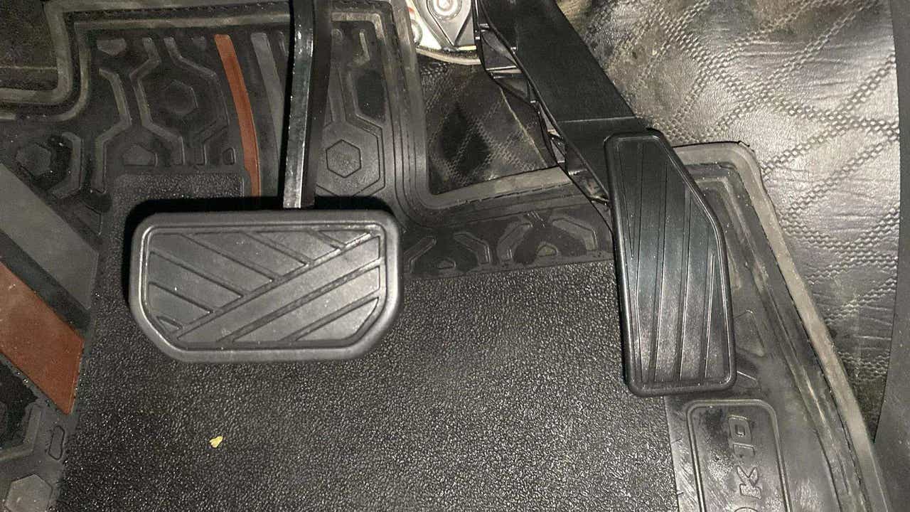 Foot pedals view of a Maruti Suzuki Alto K10
