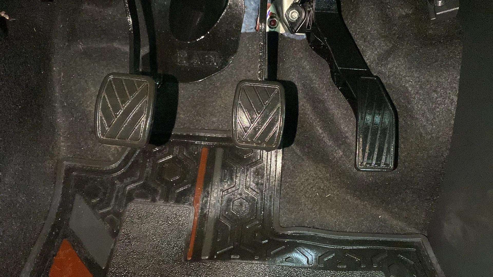 Pedal area of a Maruti Suzuki Alto K10