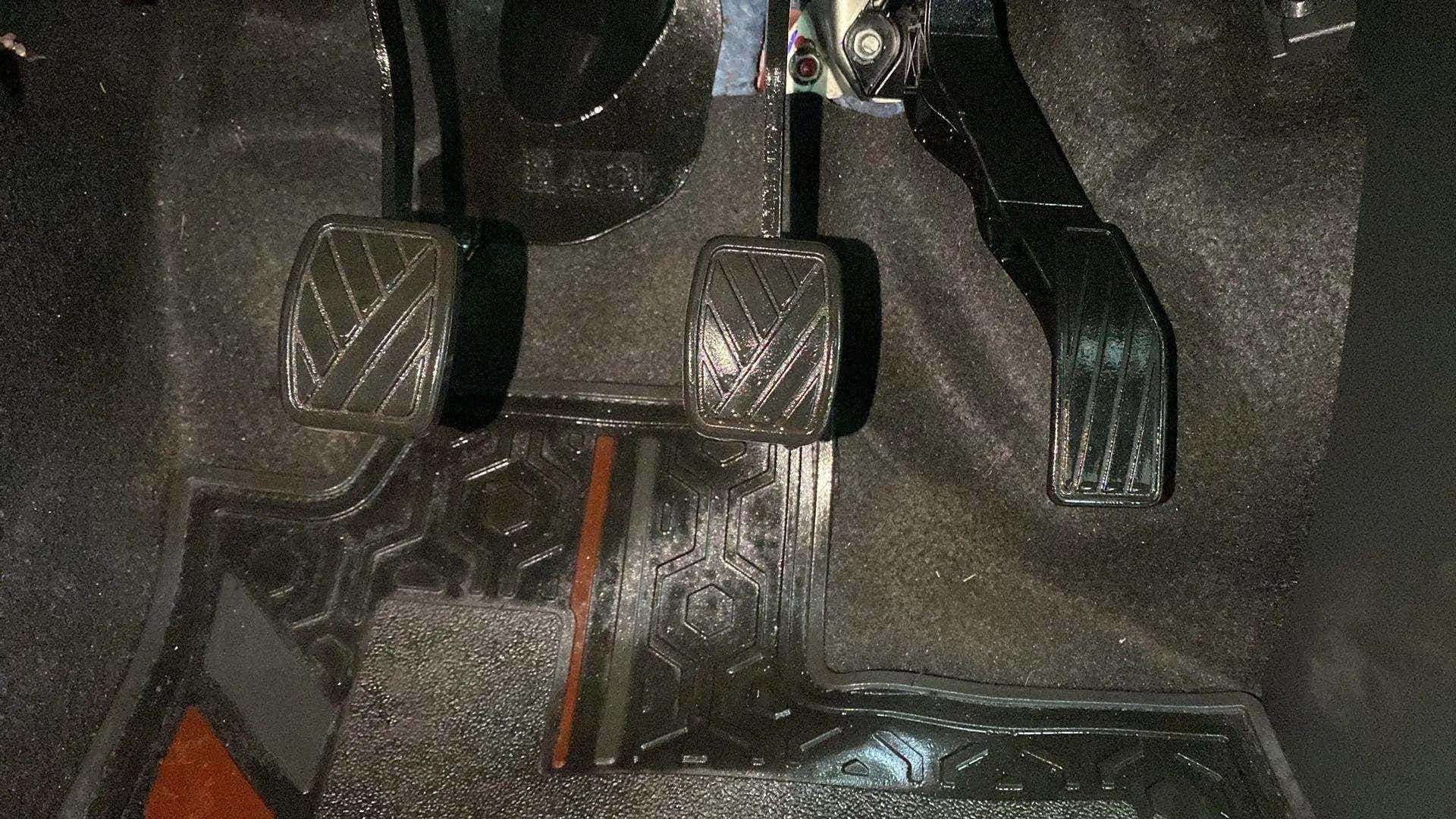 Pedal area of a Maruti Suzuki Alto K10