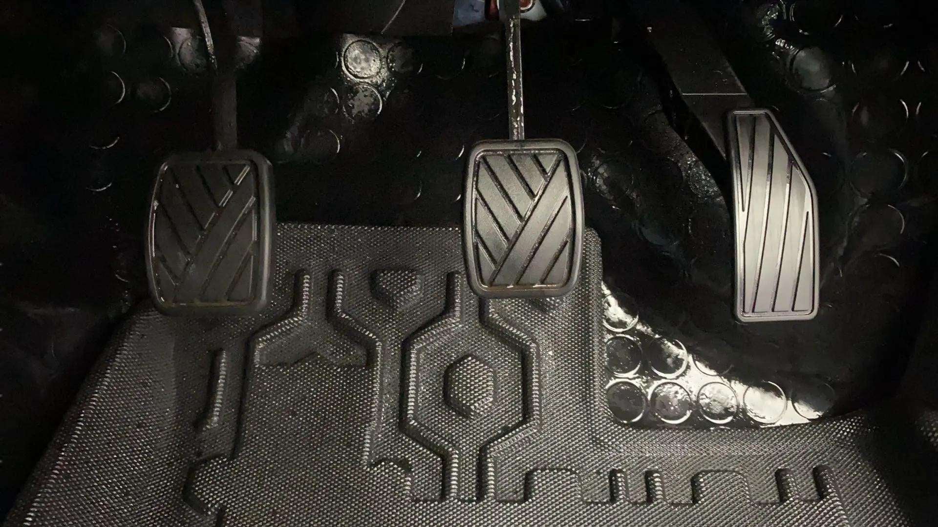 Foot pedals of a Maruti Suzuki Alto K10