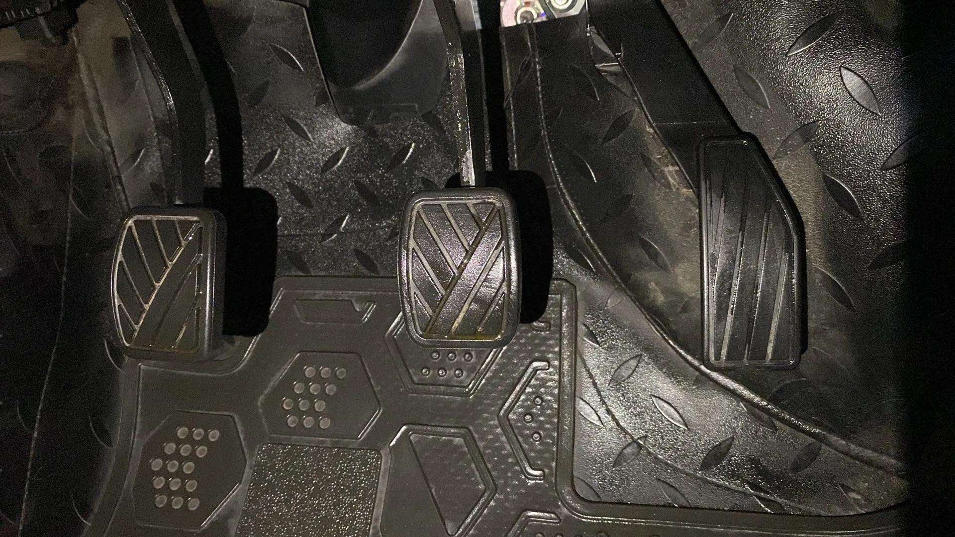 Foot pedals of a Maruti Suzuki Alto K10