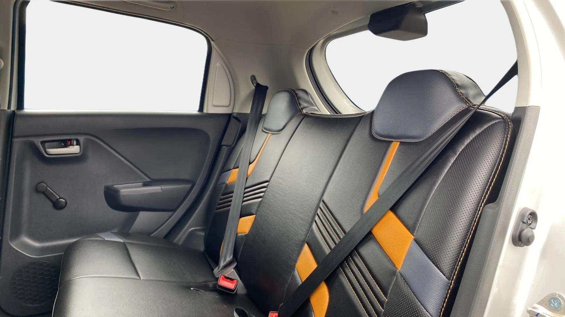 Rear seat and door panel of a Maruti Suzuki Alto K10
