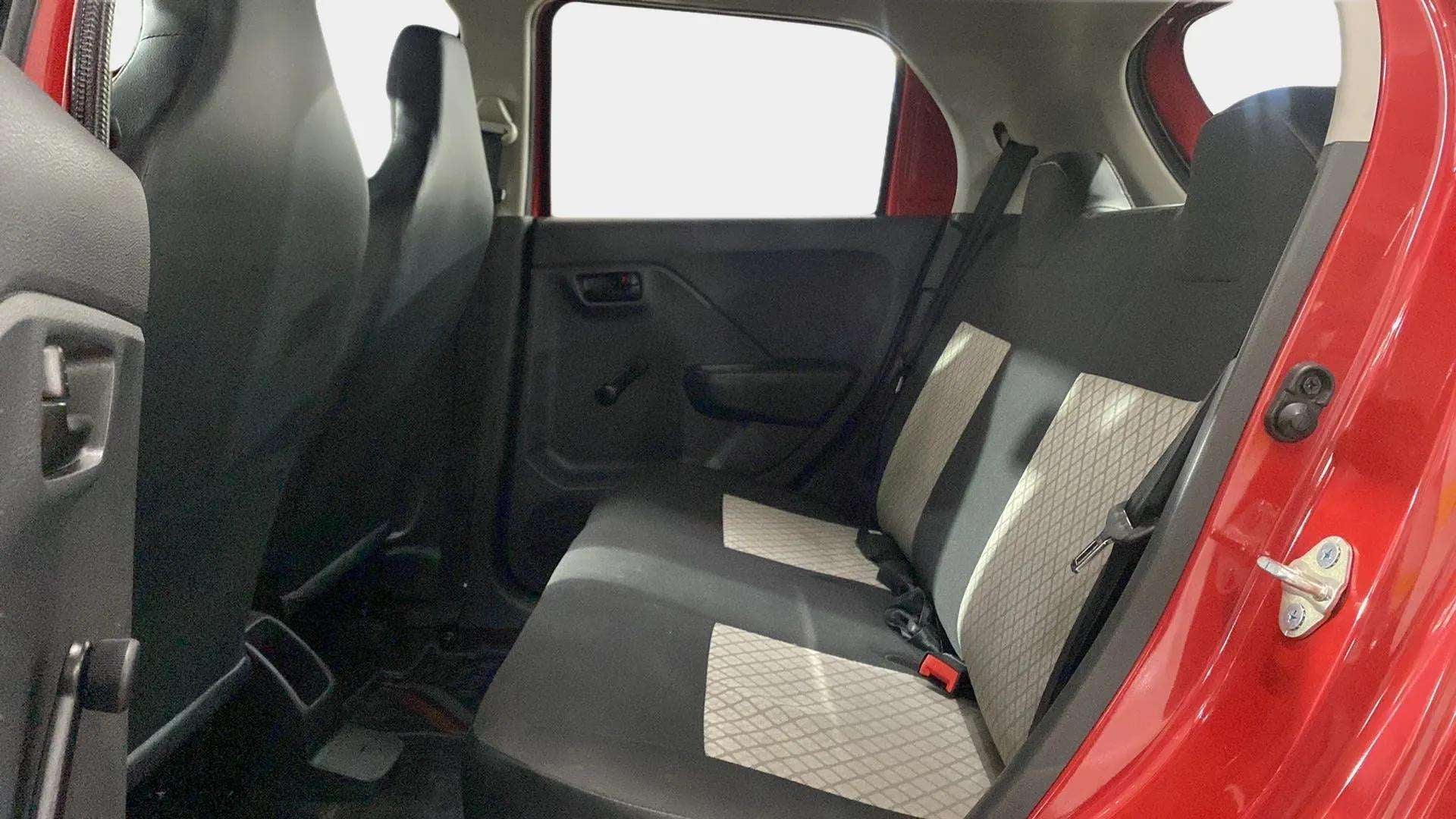 Rear seat view of a Maruti Suzuki Alto K10