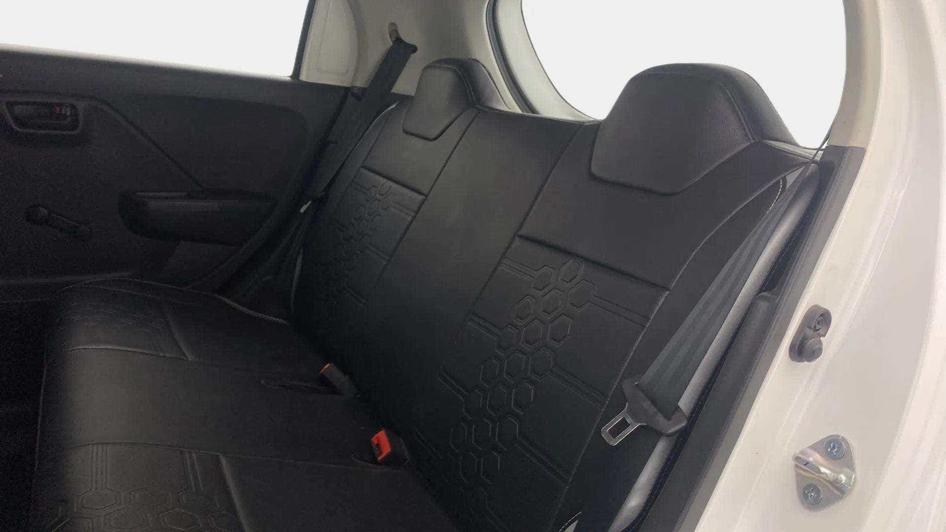 Rear seat view of a Maruti Suzuki Alto K10