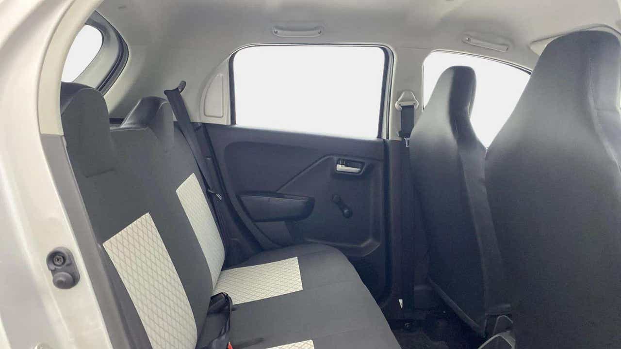 Rear seat view of a Maruti Suzuki Alto K10