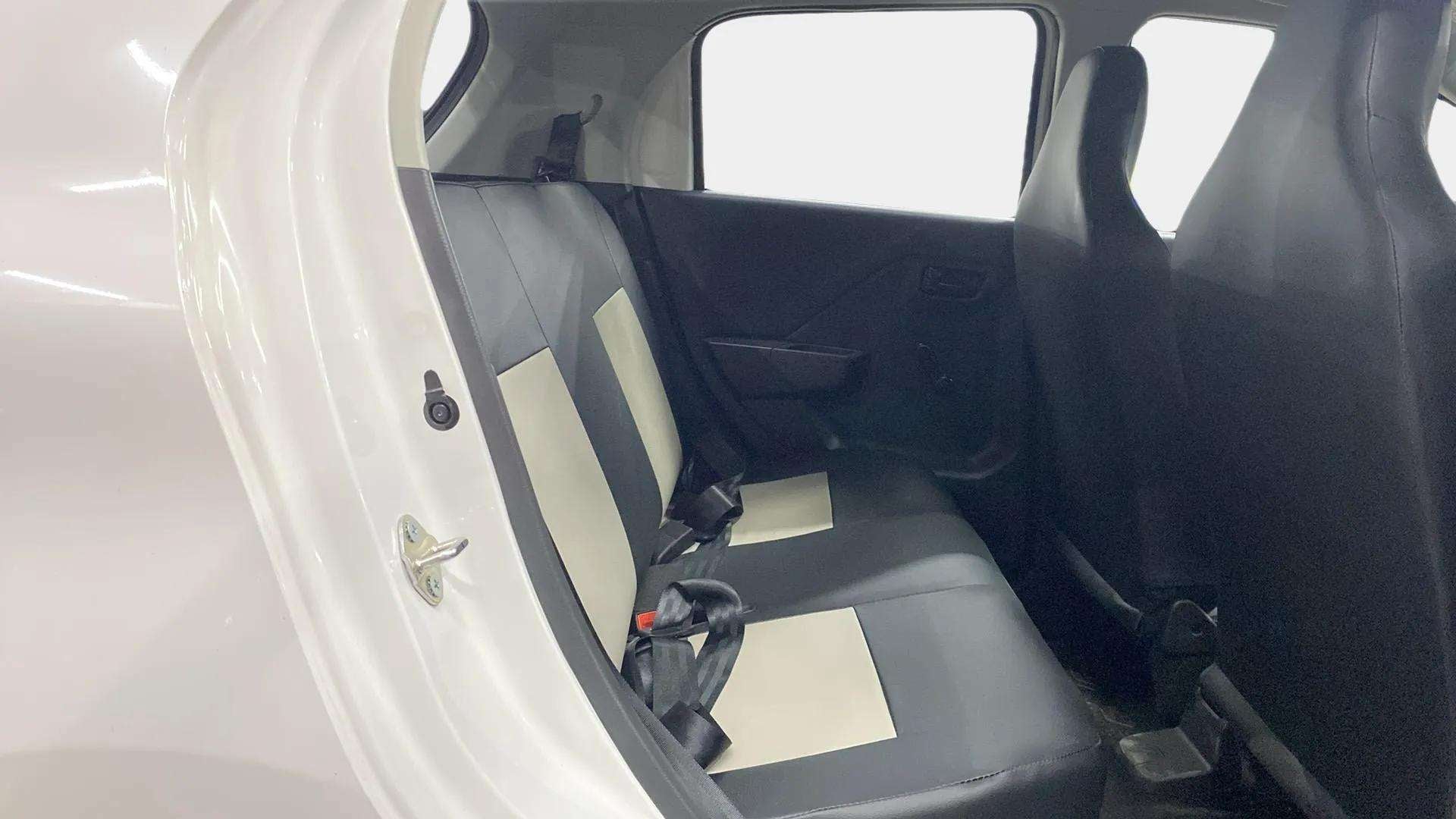 Rear seat view of a Maruti Suzuki Alto K10