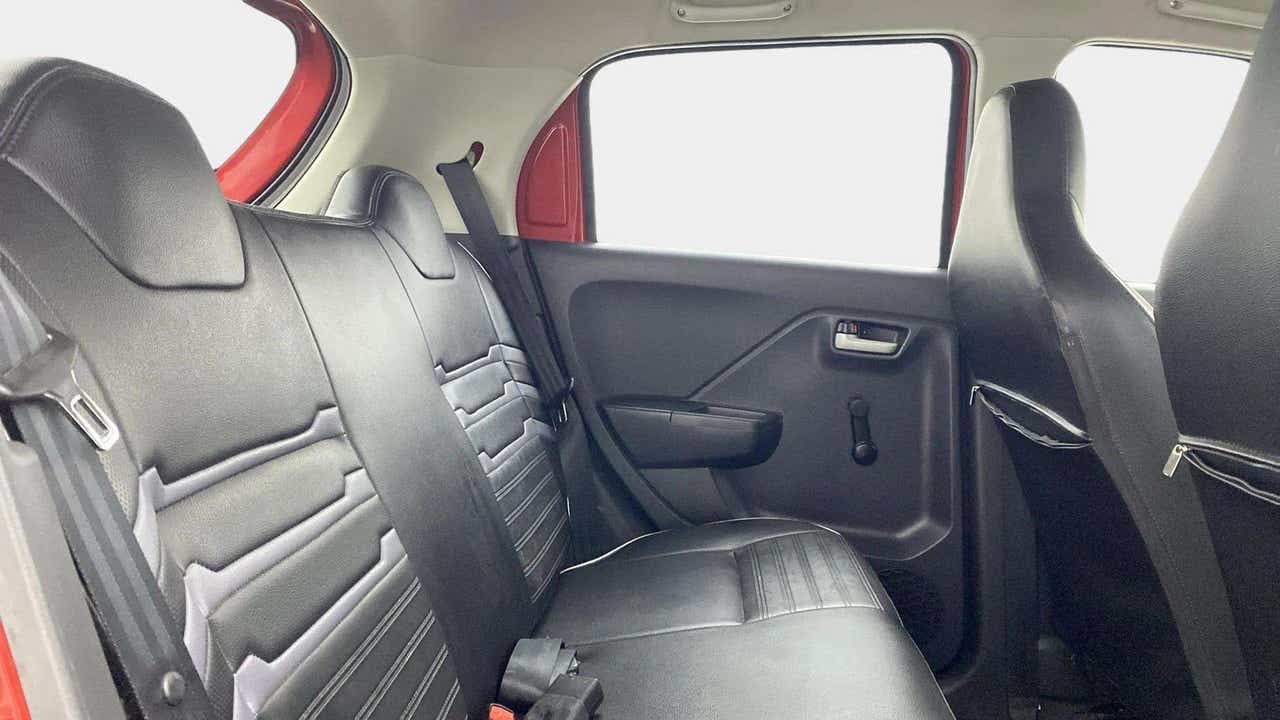 Rear seat view of a Maruti Suzuki Alto K10