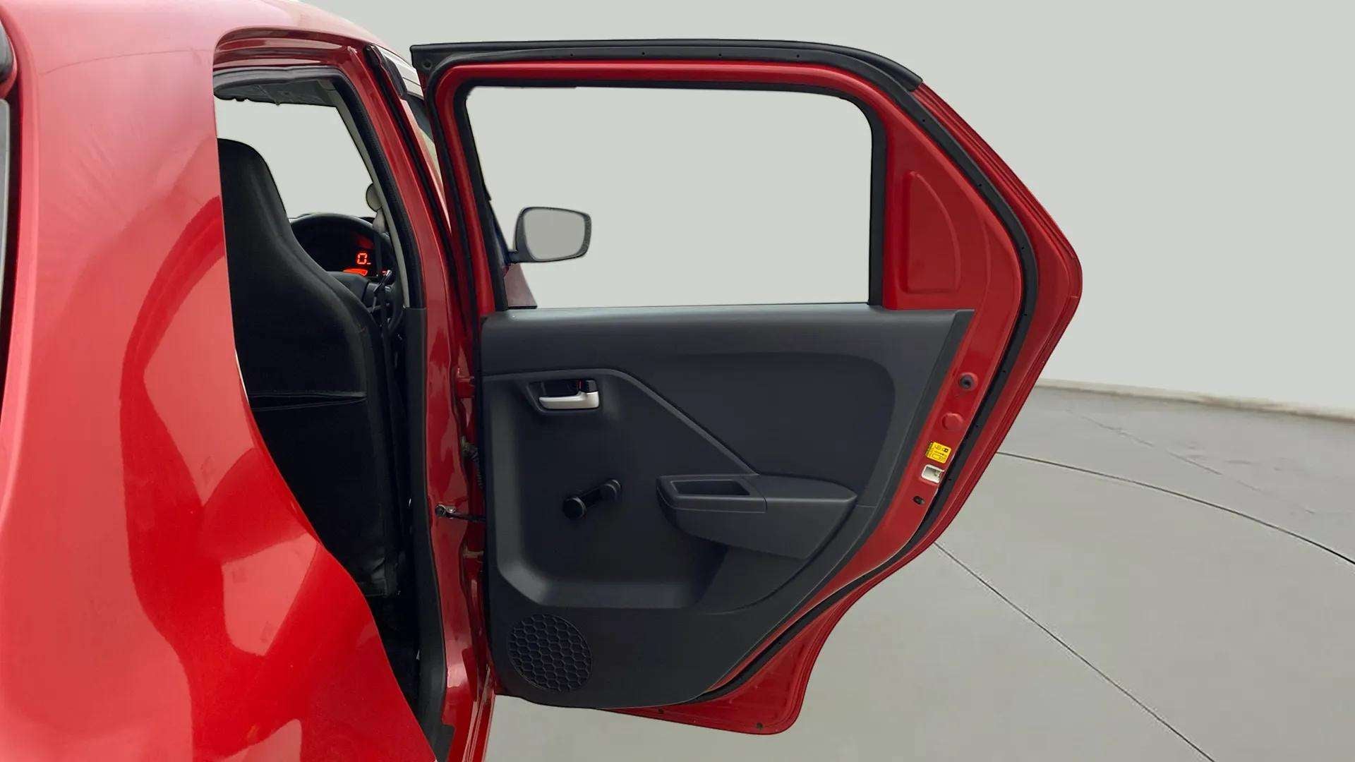 Rear door open view of a Maruti Suzuki Alto K10