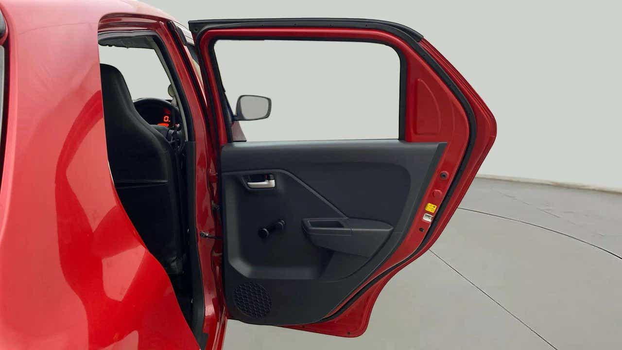 Rear door open view of a Maruti Suzuki Alto K10
