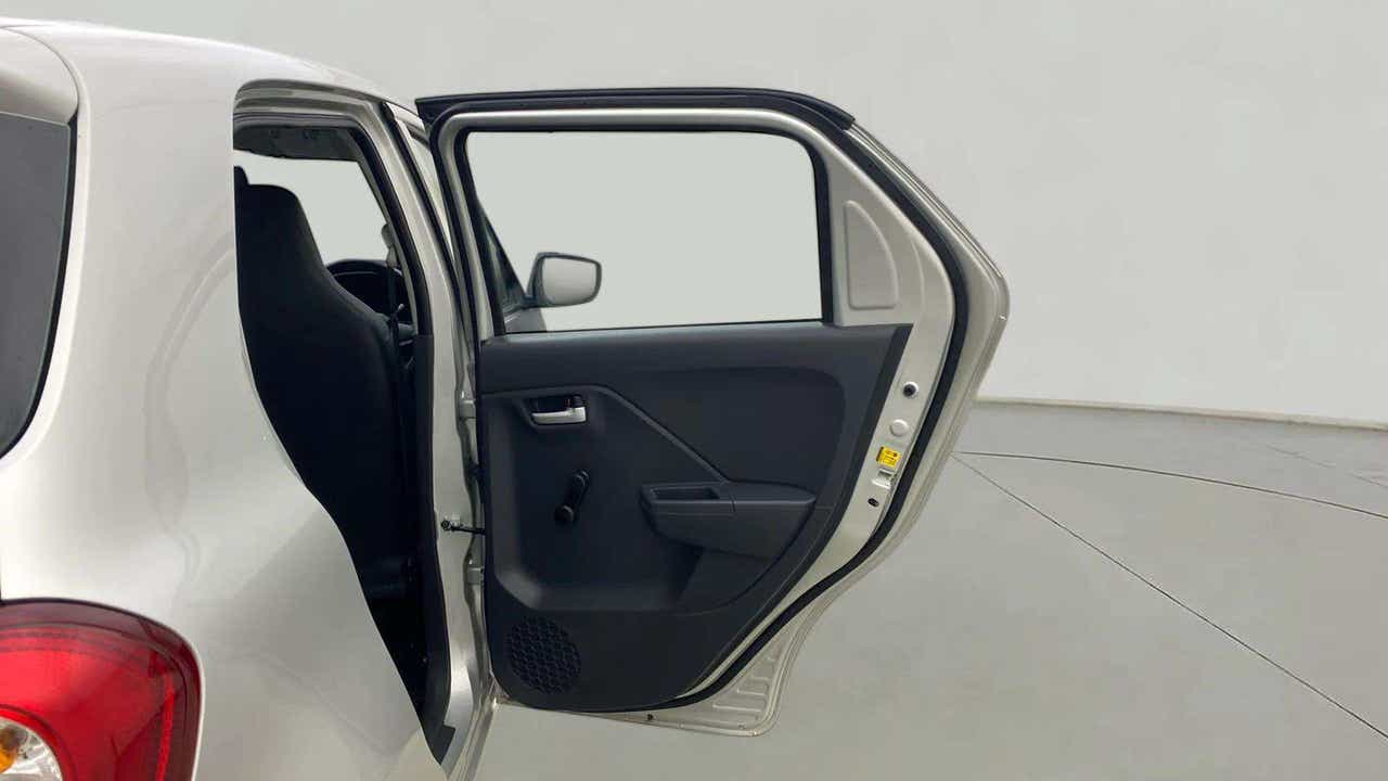Rear left door interior of a Maruti Suzuki Alto K10
