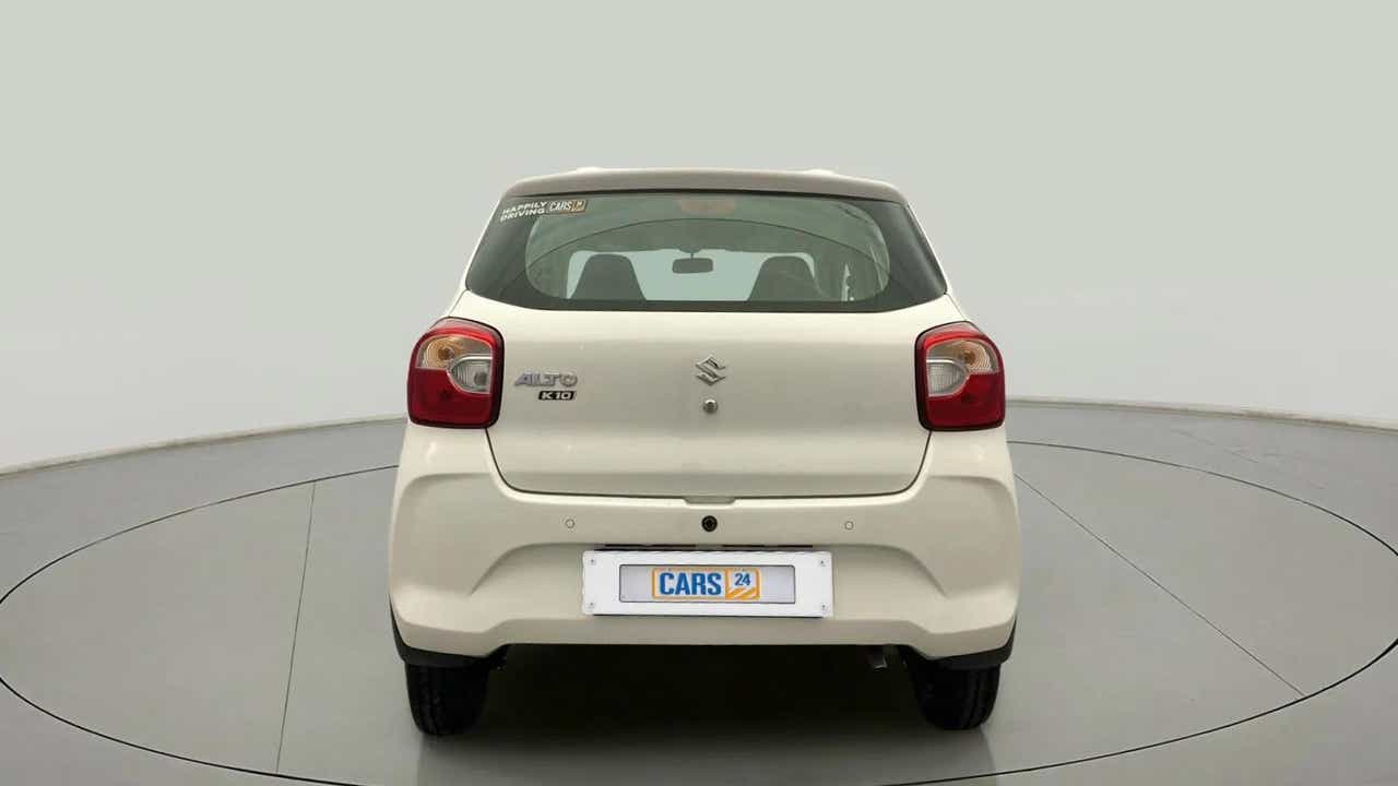 Rear view of a Maruti Suzuki Alto K10