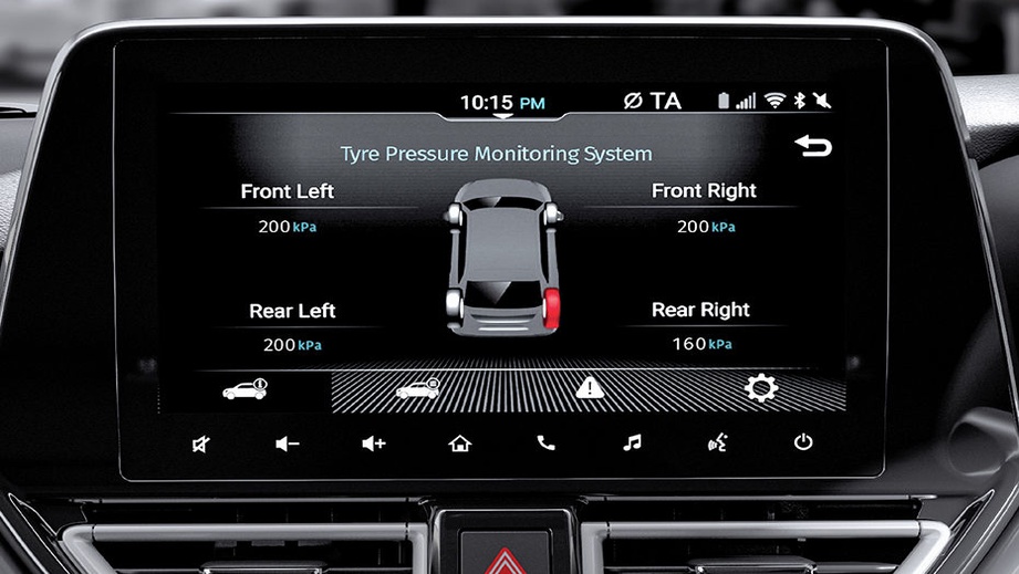 Maruti Suzuki Baleno Tyre Pressure Monitoring System