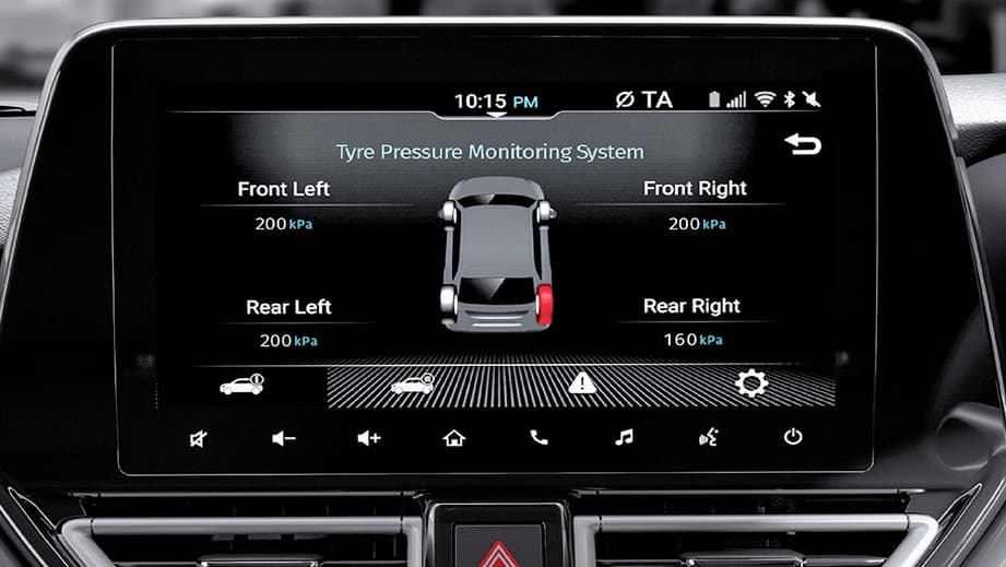 Maruti Suzuki Baleno Tyre Pressure Monitoring System