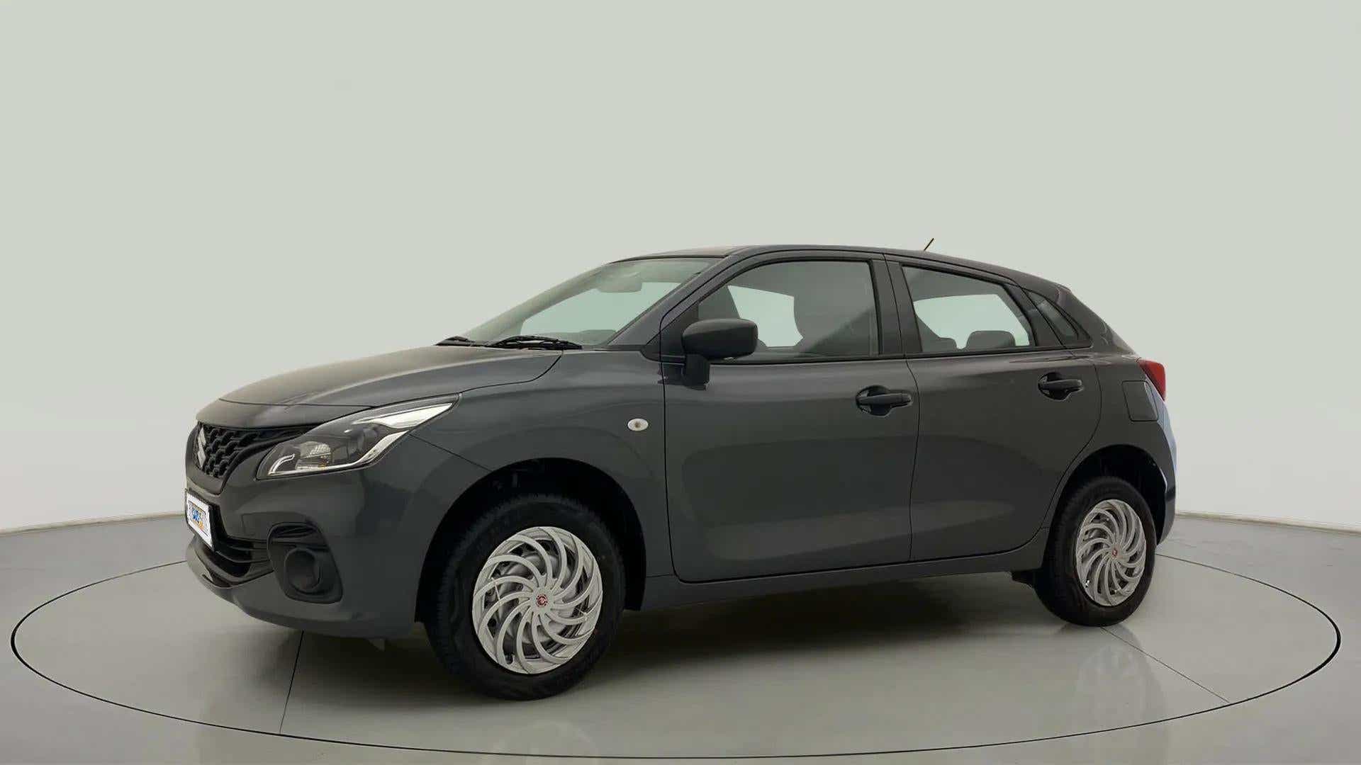 Side view of a Maruti Suzuki Baleno