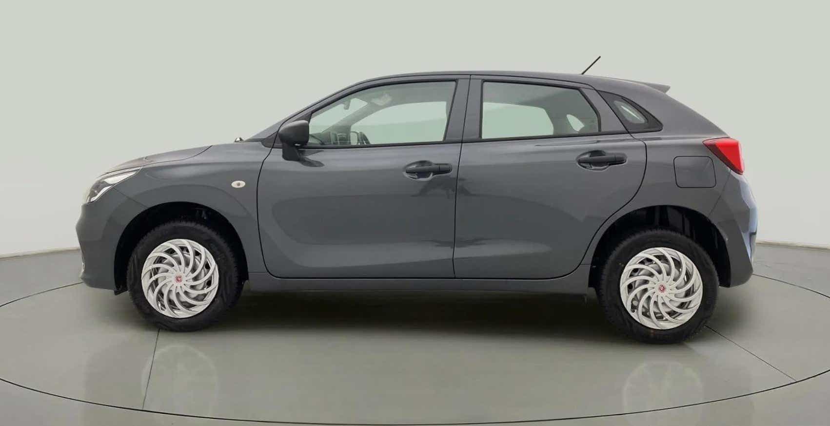 Side view of a Maruti Suzuki Baleno