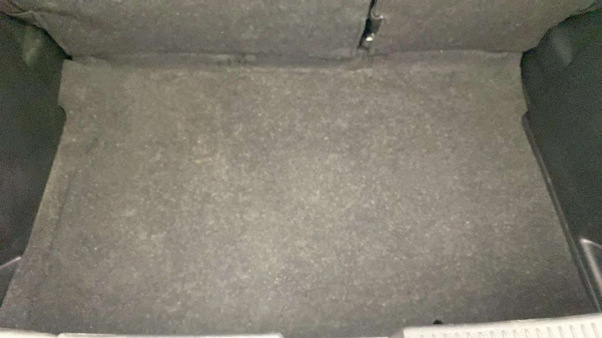 Boot space area of a Maruti Suzuki Baleno