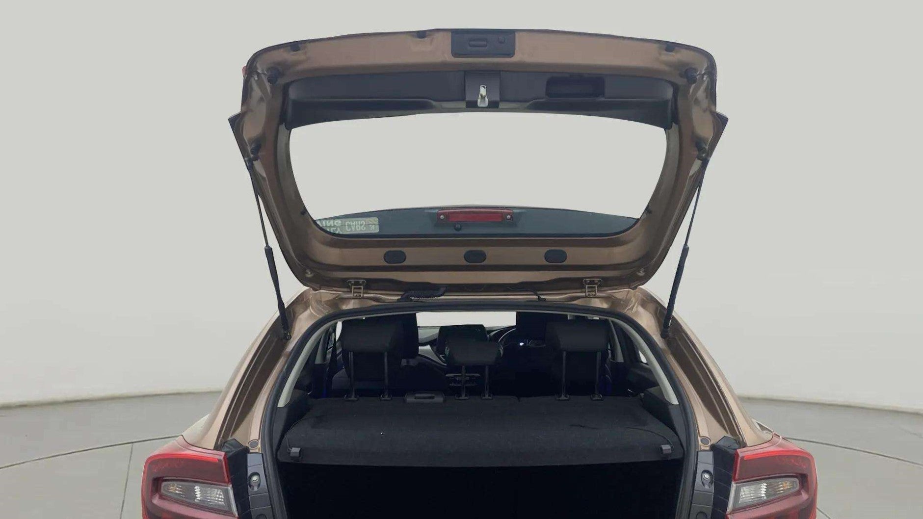 Boot space view of a Maruti Suzuki Baleno