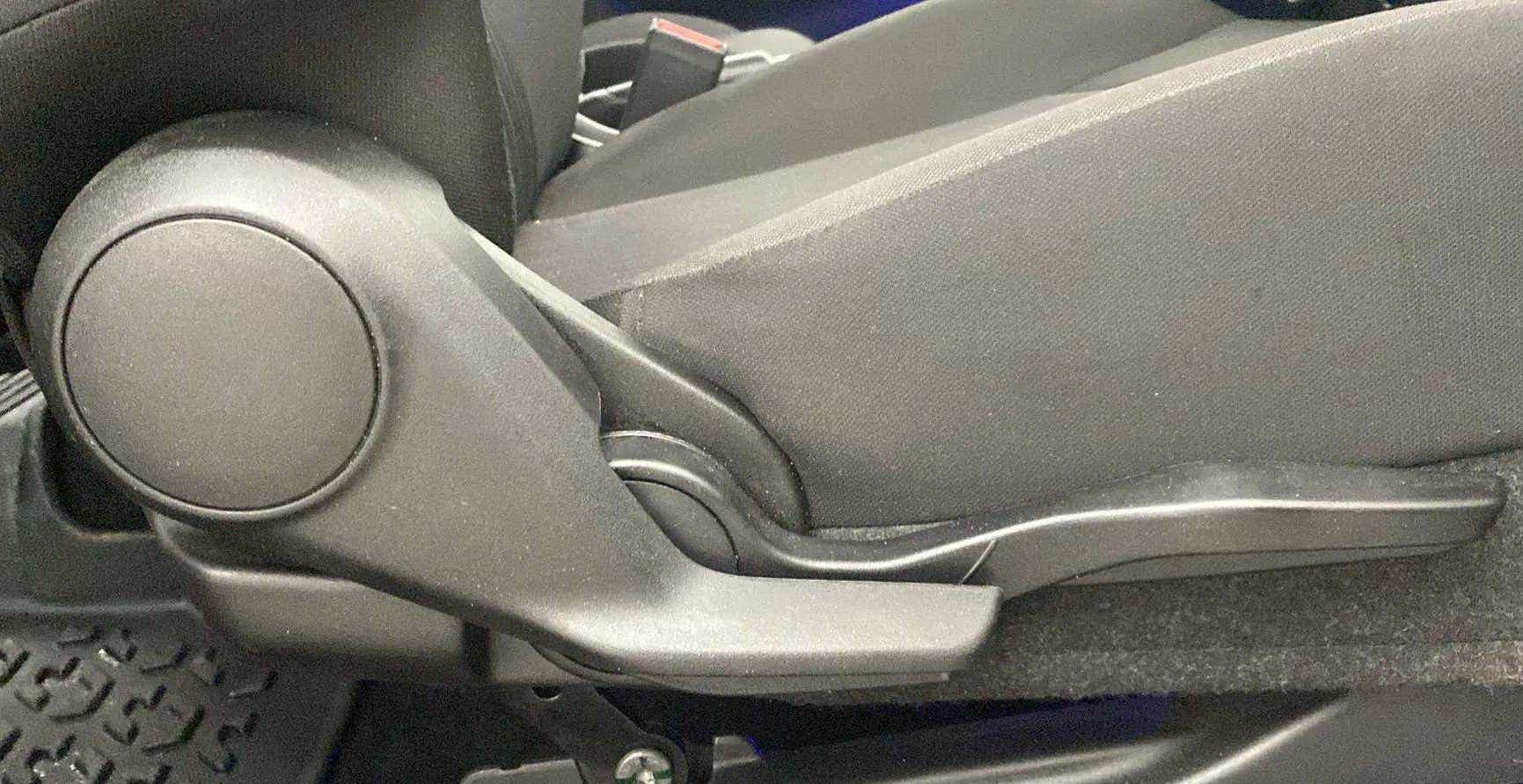 Seat adjuster lever of a Maruti Suzuki Baleno