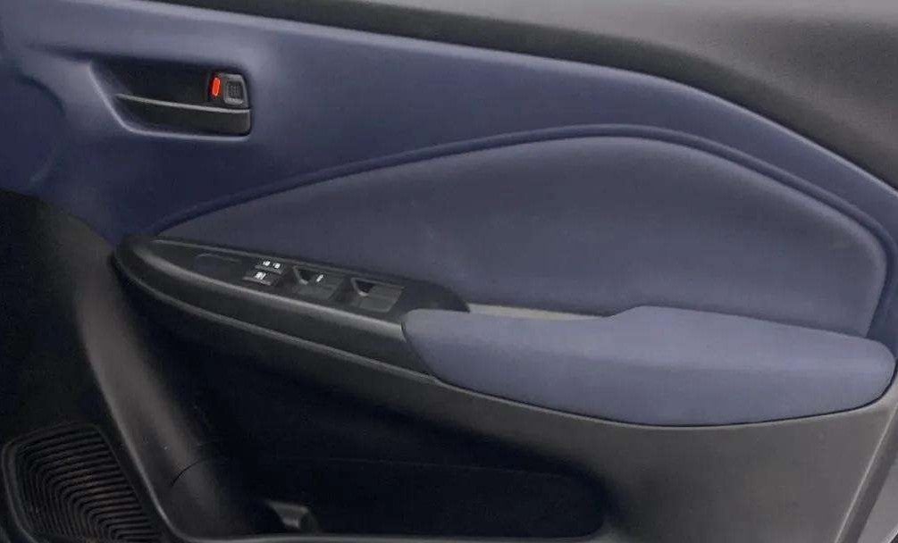 Interior door panel of a Maruti Suzuki Baleno