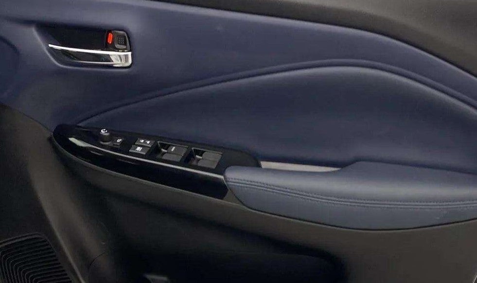 Driver side interior door panel of a Maruti Suzuki Baleno
