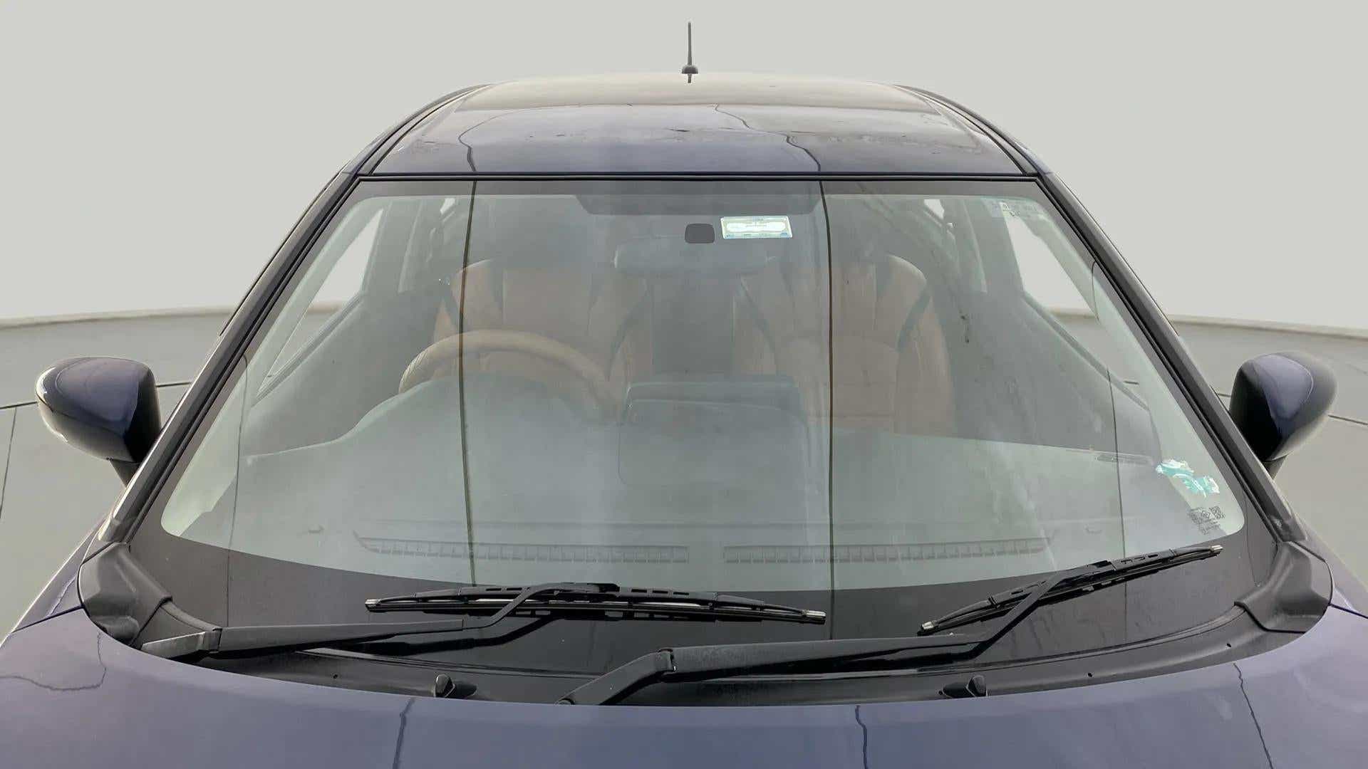 Front windshield view of a Maruti Suzuki Baleno