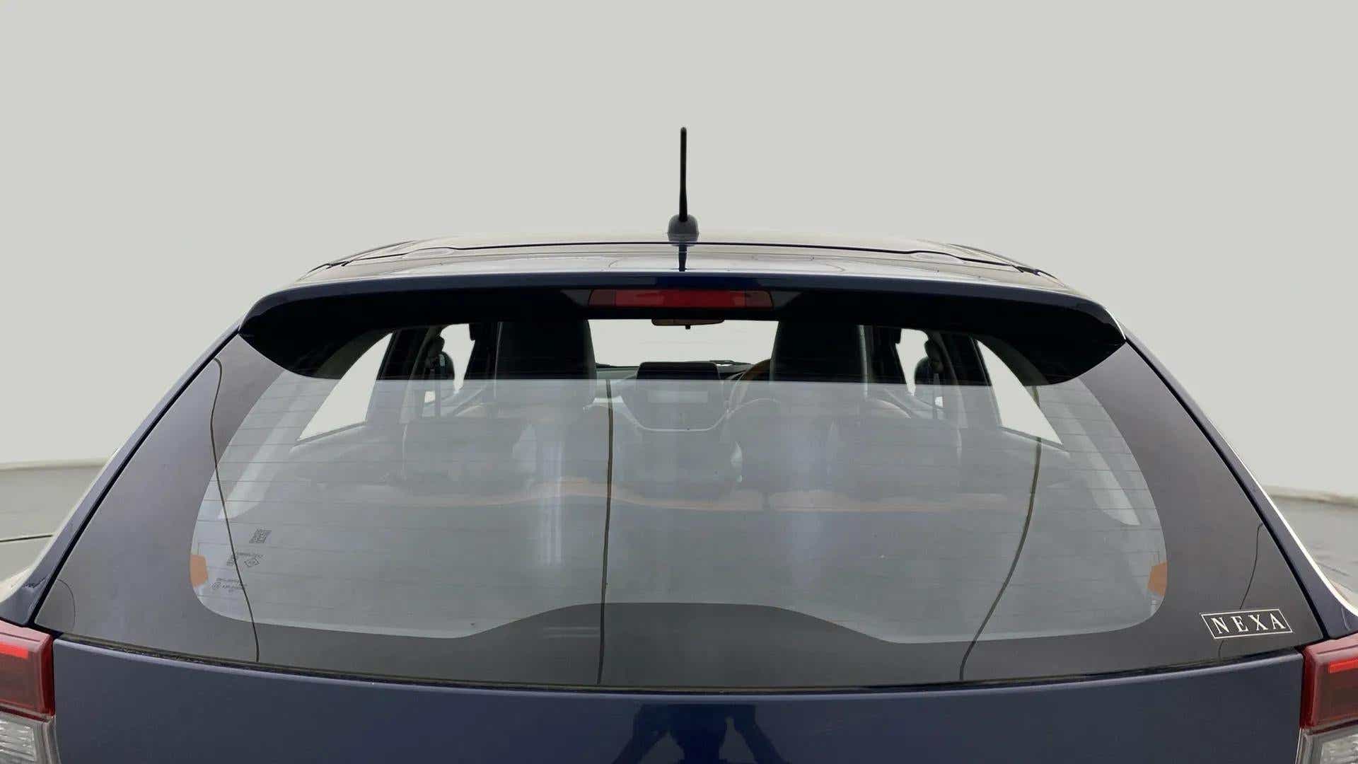 Rear view of a Maruti Suzuki Baleno