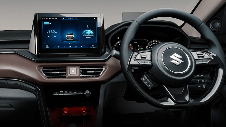 Interior Dashboard of Maruti Suzuki Brezza